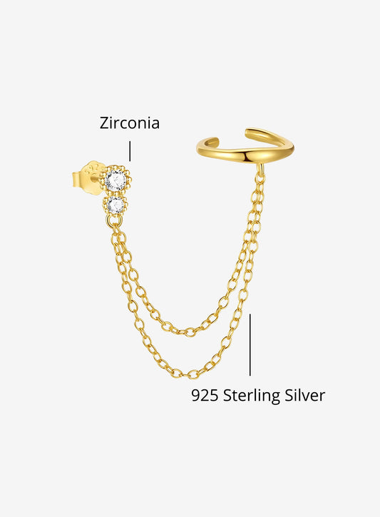 Classic Twin Chain Cuff