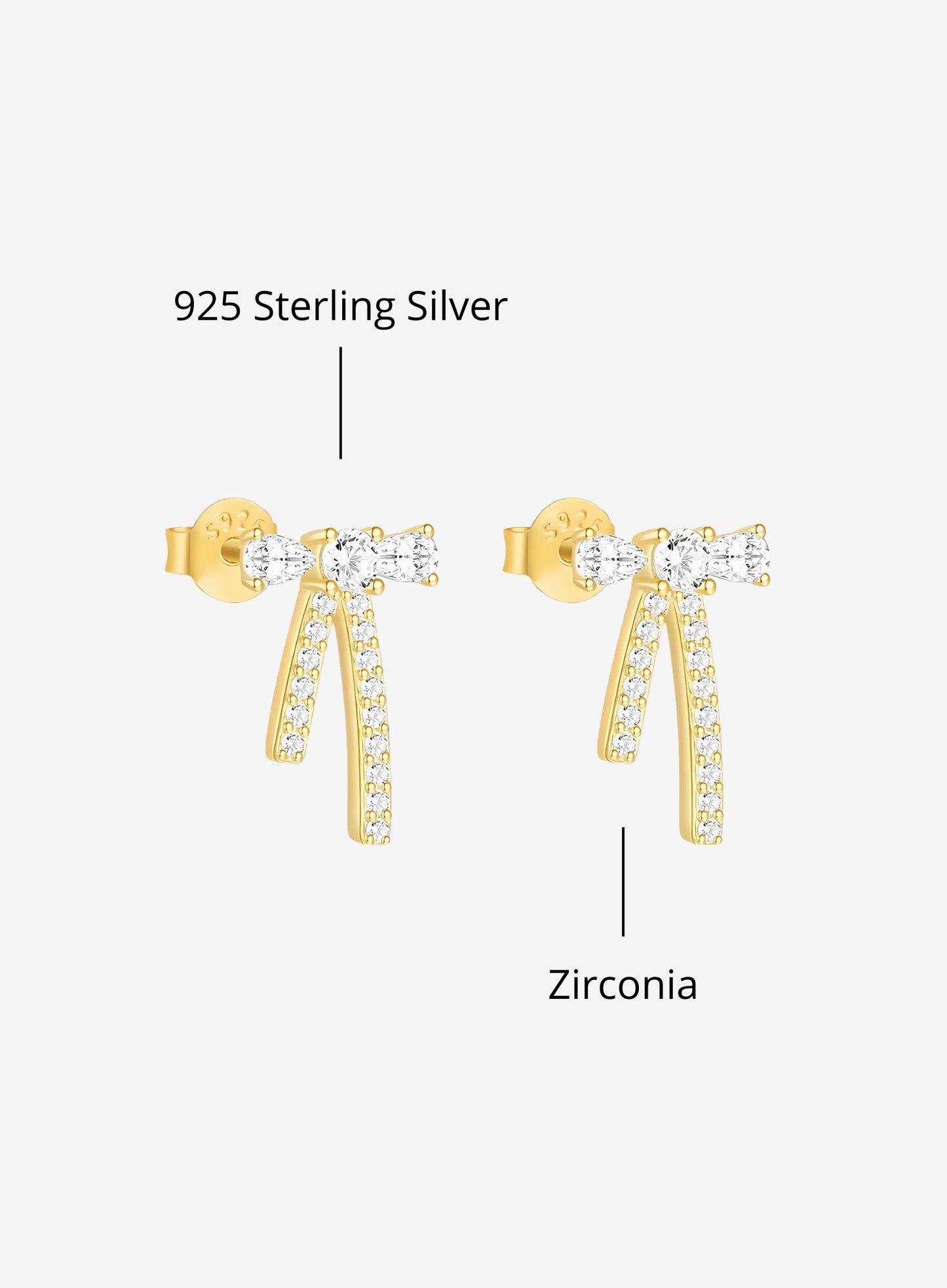 Ribbon Studs
