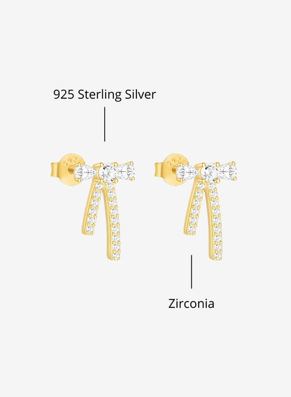 Ribbon Studs