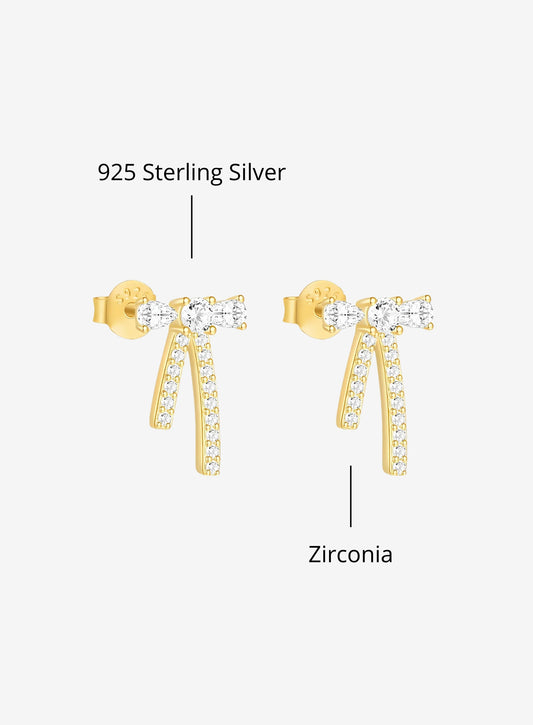 Ribbon Studs